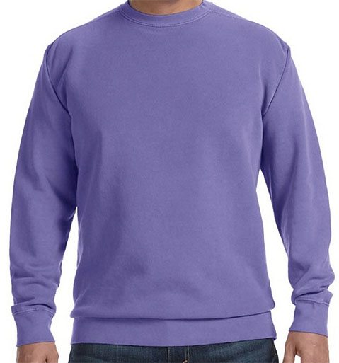Comfort Colors Crewneck Sweater | The Neon South | Online Custom T-Shirts